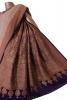 Pure Handloom Zari Butta Banarasi Crepe Silk Saree
